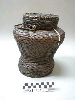 藏品(罐形籐編容器)的圖片